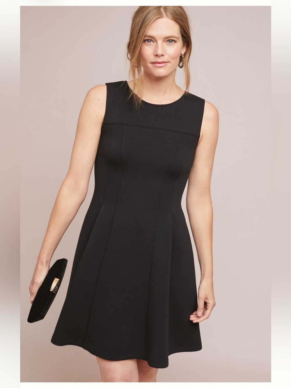 Maeve by Anthropologie Debutante Dress in Black, size M